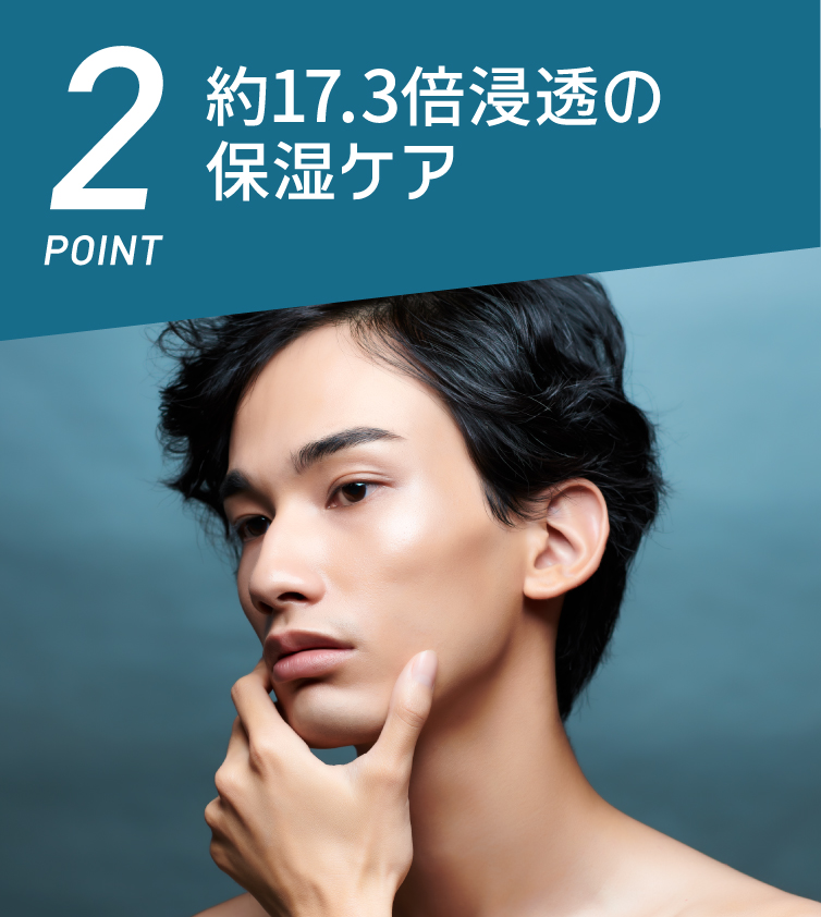 Point2 約17.3倍浸透の保湿ケア